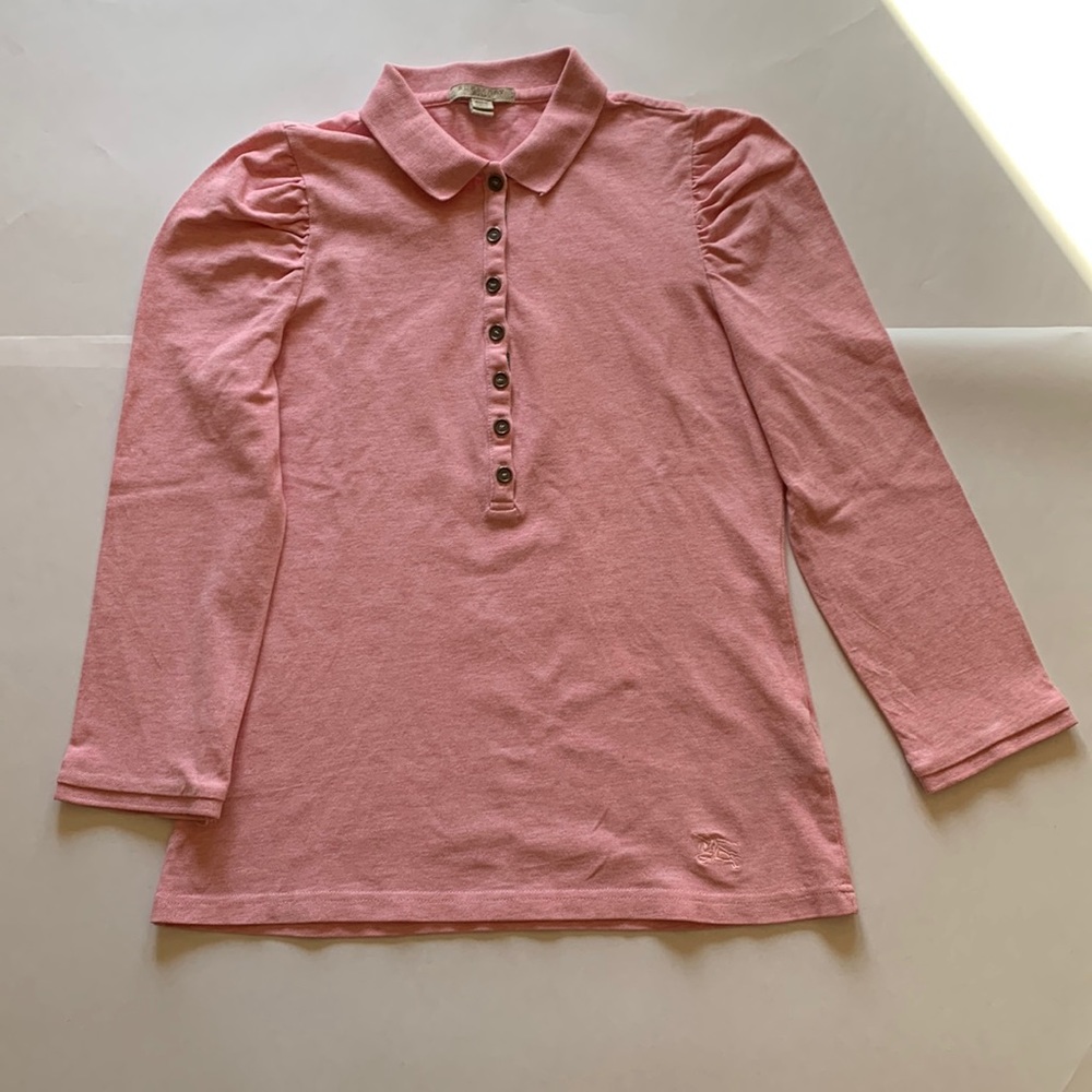 Burberry Brit button-up polo top size M
